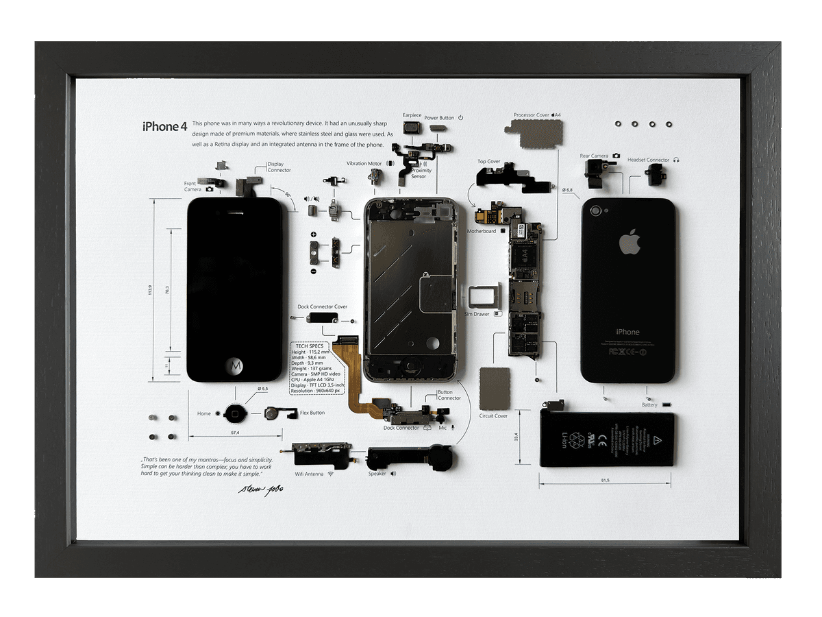 iPhone 4 Black obraz